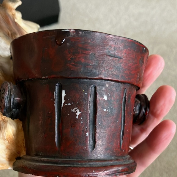 Vintage Collie resin Figurine planter or treat holder. - Picture 12 of 12